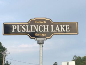 Puslinch Lake Heritage Sign