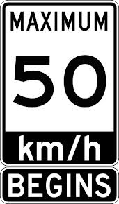 Speed limit change in Aberfoyle
