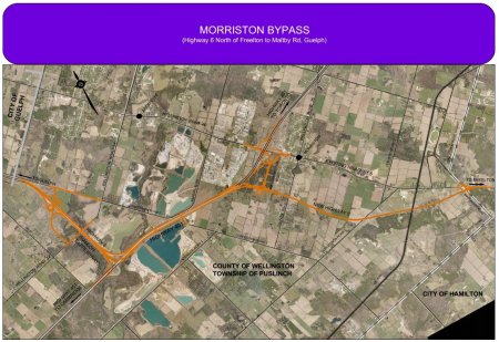MTO Hwy 6 bypass map