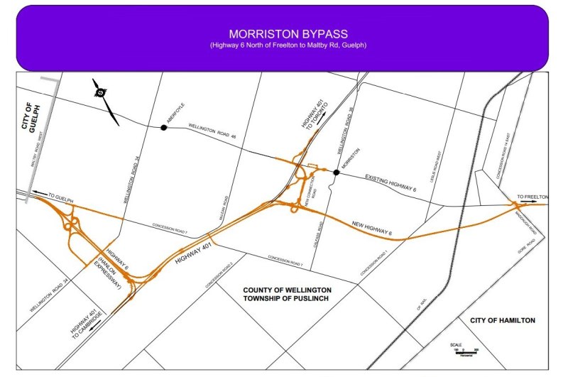 Morriston Bypass Map
