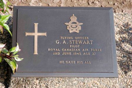 Flying Officer George Alexander Stewart – K.I.A. June 2, 1945