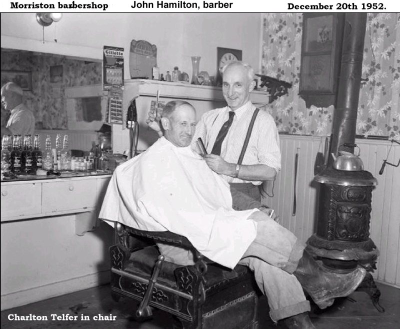 John Hamilton's barber shop, Morriston