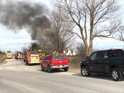 Updated: Another Fire In Puslinch – East End Of Concession 2