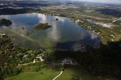 An Aerial View Of Puslinch Lake & Justin Bieber’s New Property