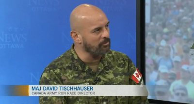 Major Dave Tischhauser Talking About The Canada Army Run