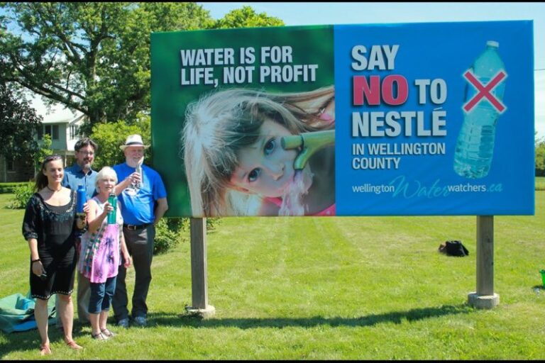 Wellington Water Watchers Sends Big Message In Fight Against Nestlé