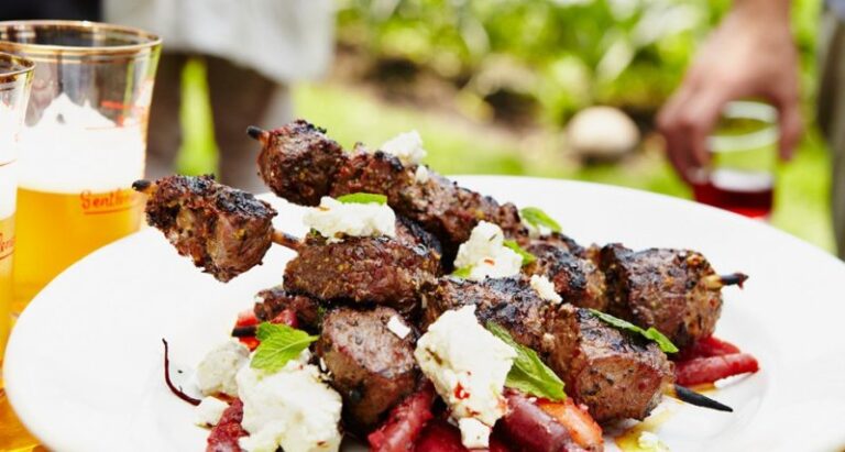 Tasty Lamb Skewers For Fall Barbecues