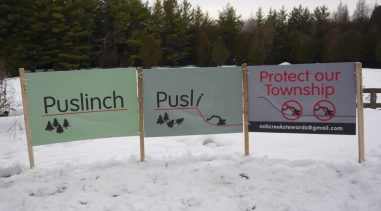 Puslinch Signs Means To Create Discussion In The Community