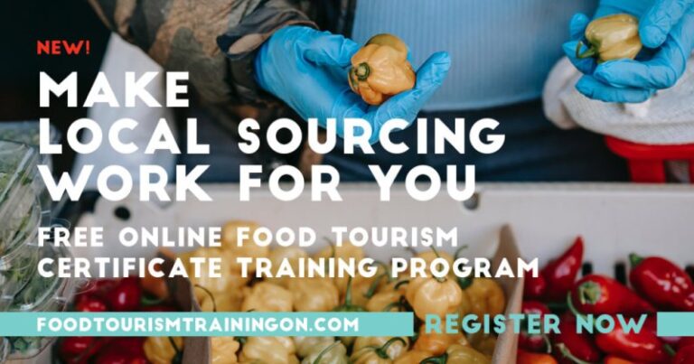 Free Online Food Tourism Training Program
