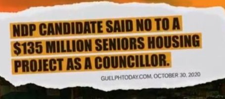 NDP Believes Ad Aimed At County Candidate Should Be Removed