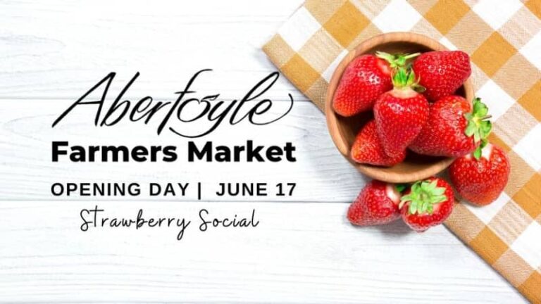 Aberfoyle Market Opening Day | Strawberry Social