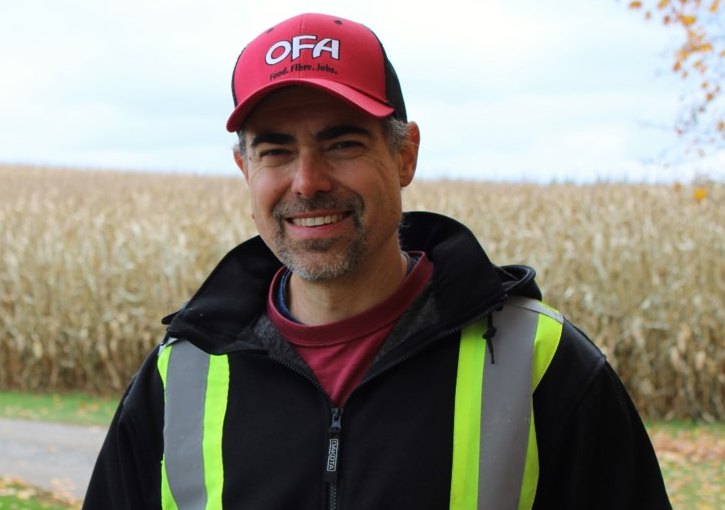 Barclay Nap, a farmer in Puslinch, is the newest president of the Wellington Federation of Agriculture.Keegan Kozolanka/EloraFergusToday